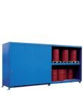 Stalen systeemcontainer met schuifdeuren, type WSC-F-E.2-60 - capaciteit: 12 europallets